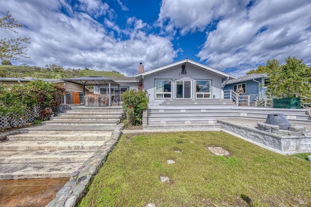 7753 N Cora Dr, Lucerne, CA 95458 - back of property with a yard