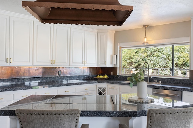 10505 Cherry Ridge Rd, Sebastopol, CA 95472 - kitchen with dishwasher, a sink, and white cabinets