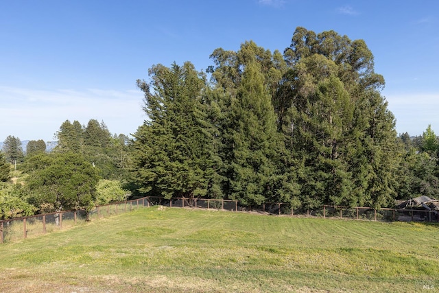 10505 Cherry Ridge Rd, Sebastopol, CA 95472 - view of yard with a forest view