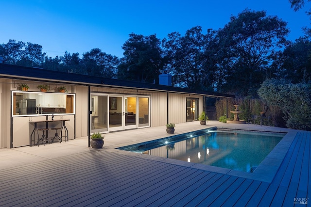 10505 Cherry Ridge Rd, Sebastopol, CA 95472 - swimming pool featuring a deck