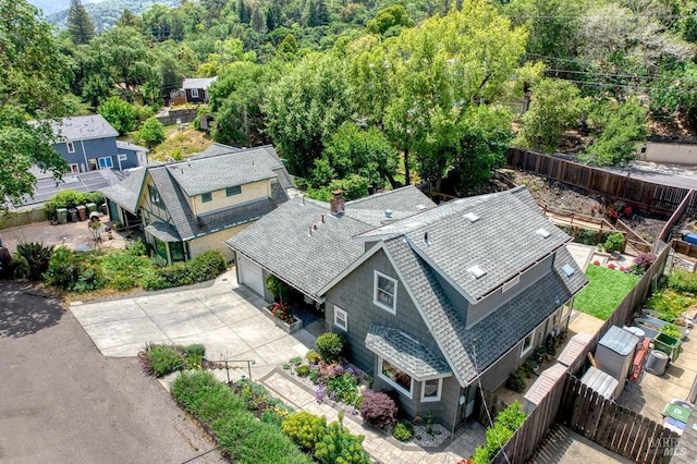 41 Salinas Ave, San Anselmo, CA 94960 - aerial view of property and surrounding area