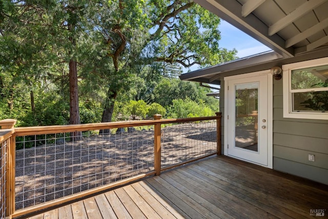 2120 Palmer Dr, Saint Helena, CA 94574 - view of wooden terrace