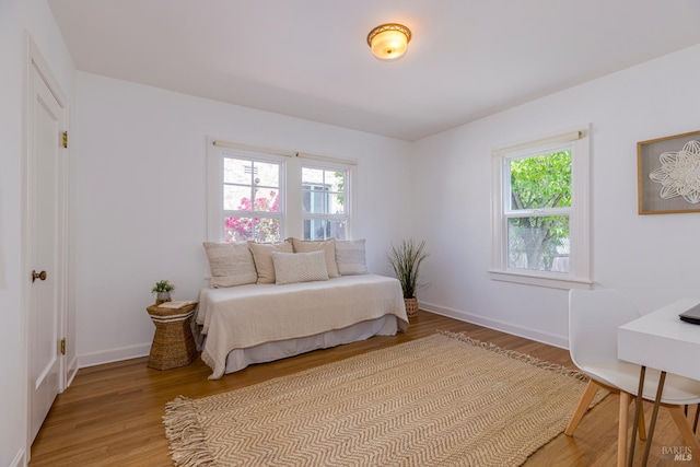 31 Laurel Ave, Petaluma, CA 94952 - bedroom with multiple windows, light wood-style floors, and baseboards