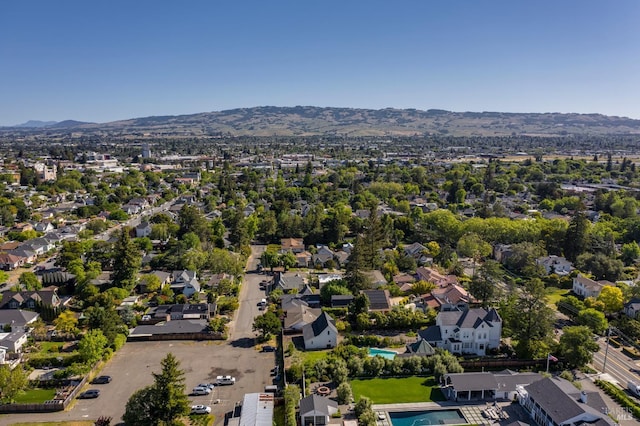 31 Laurel Ave, Petaluma, CA 94952 - aerial view of residential area featuring mountains