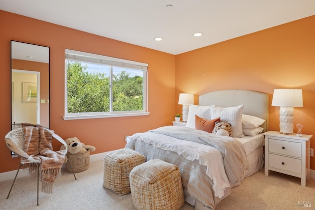 15 Upland Ln, Novato, CA 94945 - bedroom featuring light colored carpet, baseboards, and recessed lighting