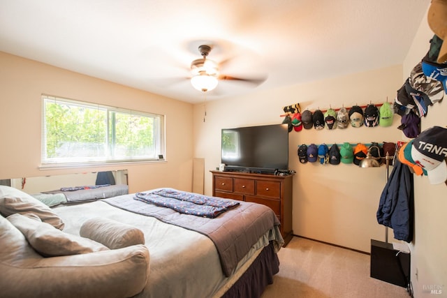 2698 Reuben Ct, Napa, CA 94558 - bedroom featuring light colored carpet and ceiling fan