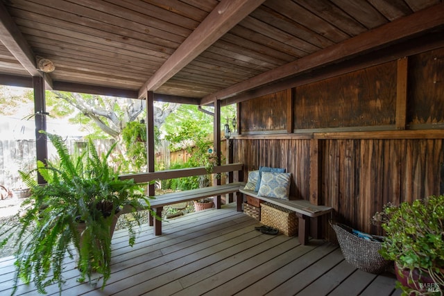2698 Reuben Ct, Napa, CA 94558 - view of wooden deck