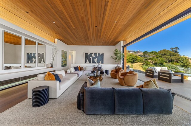 2215 Vistazo St E, Tiburon, CA 94920 - view of patio featuring outdoor lounge area and area for grilling