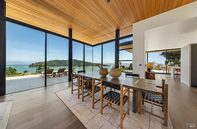 2215 Vistazo St E, Tiburon, CA 94920 - sunroom / solarium with a water and mountain view