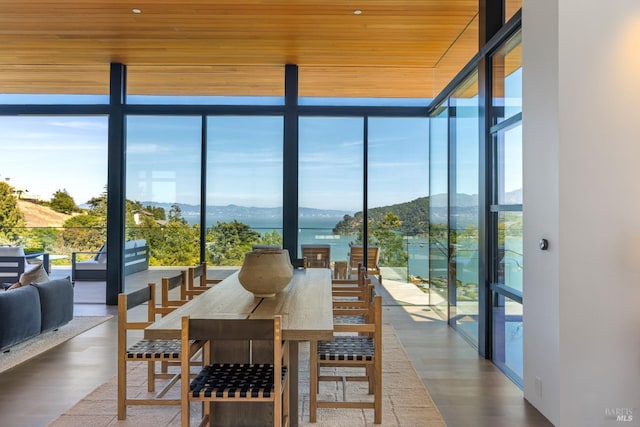 2215 Vistazo St E, Tiburon, CA 94920 - sunroom featuring plenty of natural light and a water and mountain view