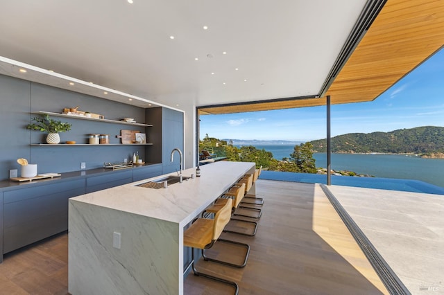 2215 Vistazo St E, Tiburon, CA 94920 - view of patio with a water view
