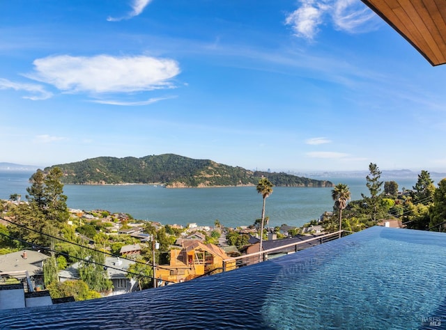 2215 Vistazo St E, Tiburon, CA 94920 - water view featuring mountains