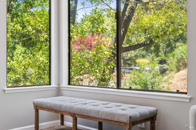 280 Oakcrest Rd, San Anselmo, CA 94960 - sitting room with baseboards