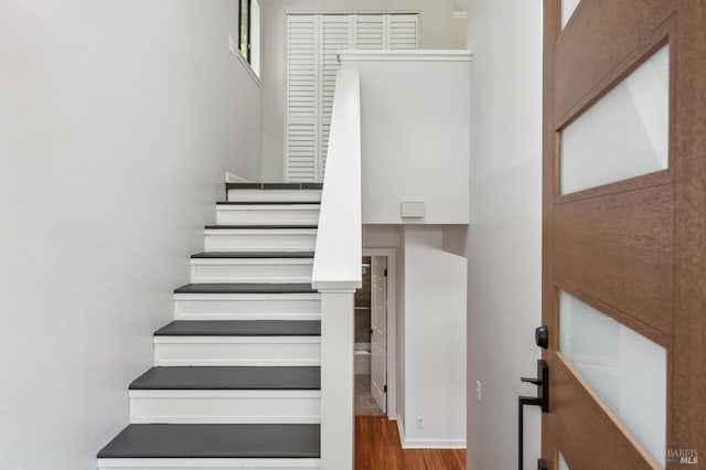 280 Oakcrest Rd, San Anselmo, CA 94960 - stairs with wood finished floors