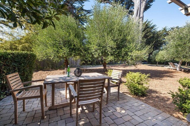 41 Cypress Rd, Point Reyes Station, CA 94956 - view of patio featuring outdoor dining area