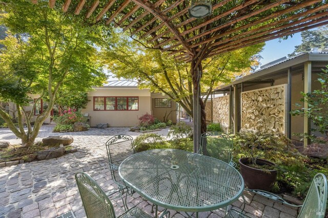 41 Cypress Rd, Point Reyes Station, CA 94956 - view of patio with outdoor dining space