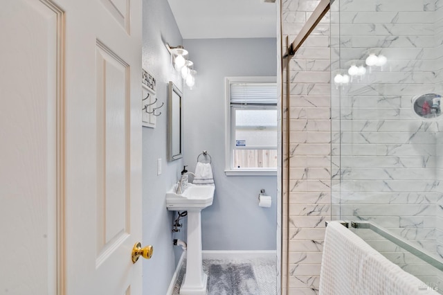 1225 Arkansas St, Vallejo, CA 94590 - full bath featuring tiled shower and baseboards