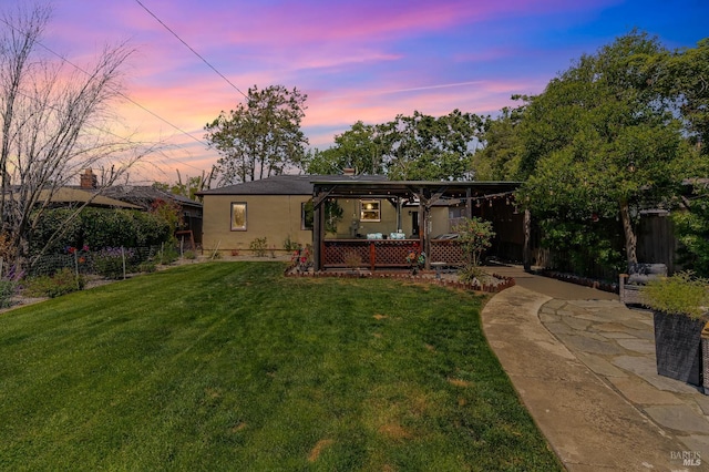 1225 Arkansas St, Vallejo, CA 94590 - view of back of property at dusk