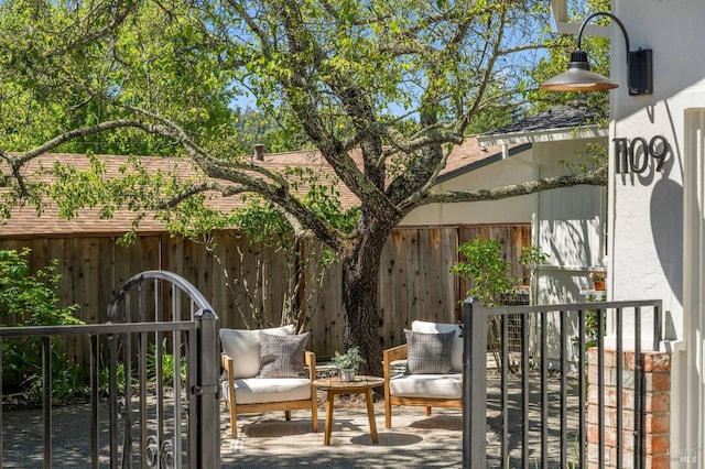 1109 Broadmoor Dr, Napa, CA 94558 - gate with a patio area