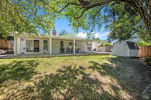 1109 Broadmoor Dr, Napa, CA 94558 - rear view of property featuring a chimney and a patio area