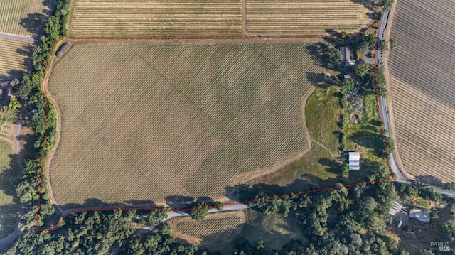 21800 River Rd, Geyserville, CA 95441 - view of rural area featuring property boundaries highlighted
