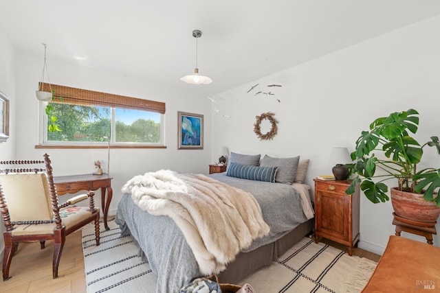 21800 River Rd, Geyserville, CA 95441 - bedroom with light wood-type flooring