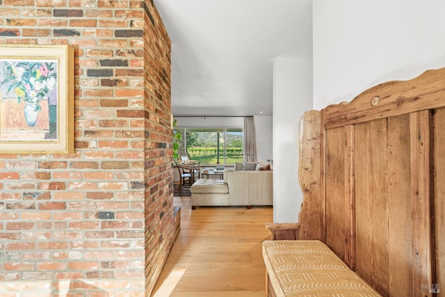 21800 River Rd, Geyserville, CA 95441 - hall featuring light wood-type flooring