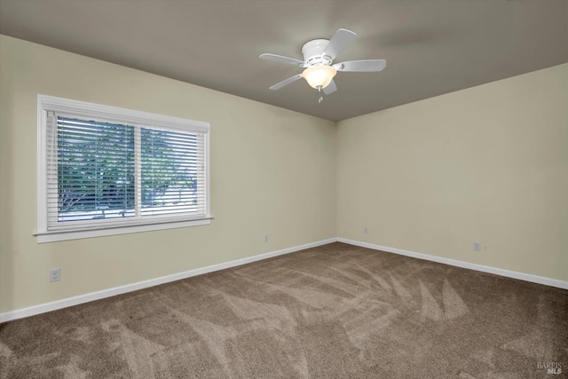 687 Cabot Way, Napa, CA 94559 - empty room featuring carpet flooring, baseboards, and ceiling fan