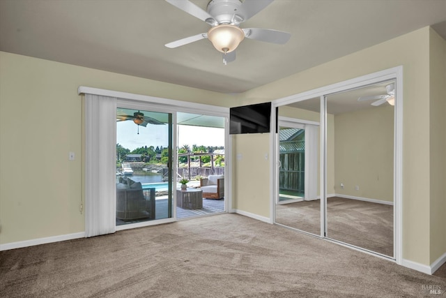 687 Cabot Way, Napa, CA 94559 - empty room with ceiling fan, carpet, and baseboards