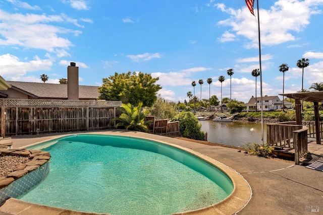 687 Cabot Way, Napa, CA 94559 - view of pool with a water view