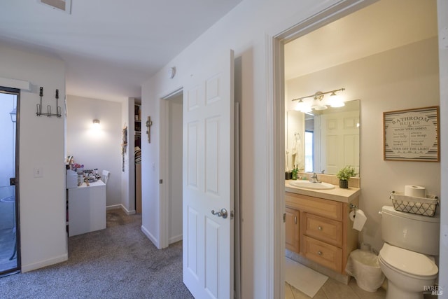 433 Freeway Dr, Napa, CA 94558 - bathroom with vanity and toilet