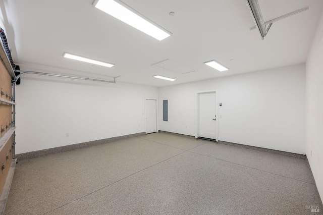 1597 Arrowhead Dr, Saint Helena, CA 94574 - garage featuring electric panel and baseboards