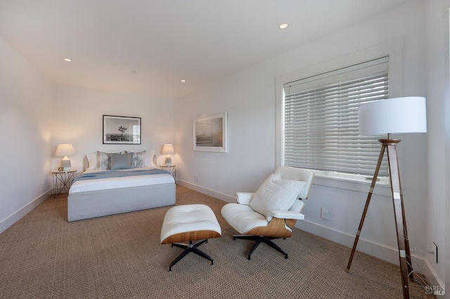 22 Eucalyptus Rd, Belvedere, CA 94920 - carpeted bedroom with baseboards and recessed lighting