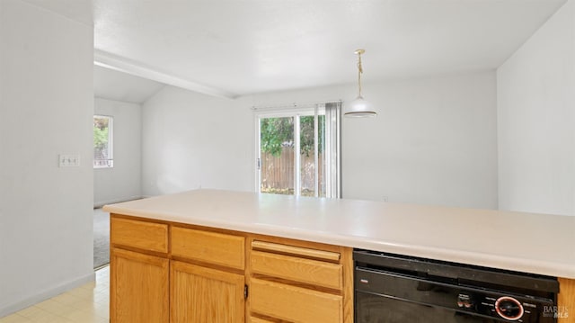 1191 Araquipa Ct, Vacaville, CA 95687 - kitchen featuring dishwasher, light countertops, pendant lighting, and baseboards