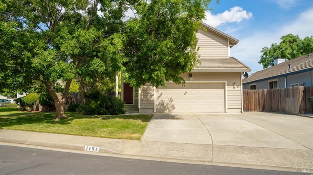 1191 Araquipa Ct, Vacaville, CA 95687 - obstructed view of property with driveway and a garage