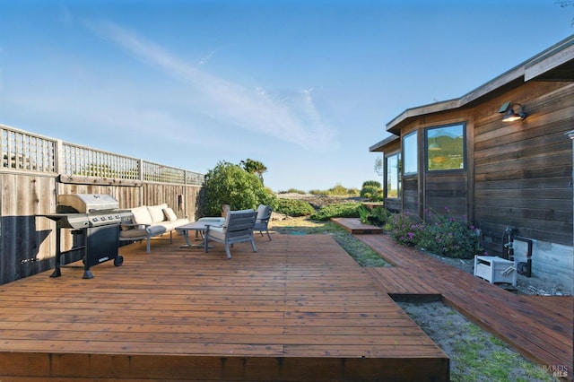 8 Rafael Patio, Stinson Beach, CA 94970 - deck with an outdoor living space and a grill