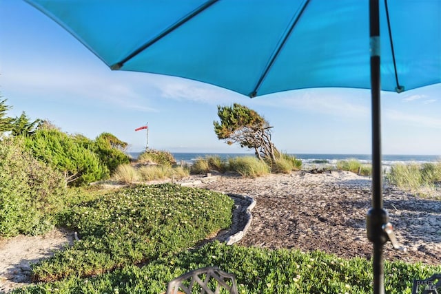 8 Rafael Patio, Stinson Beach, CA 94970 - view of yard with a water view