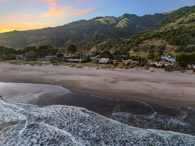8 Rafael Patio, Stinson Beach, CA 94970 - mountain view featuring a heavily wooded area and a large body of water