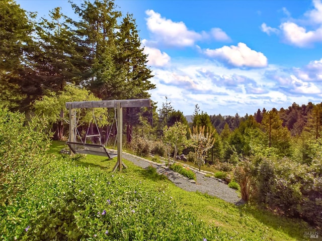 7785 Torgersen Rd, Eureka, CA 95503 - view of yard with a view of trees