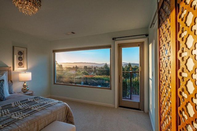 12 Maidu Ct, Napa, CA 94558 - bedroom with carpet, baseboards, and access to exterior