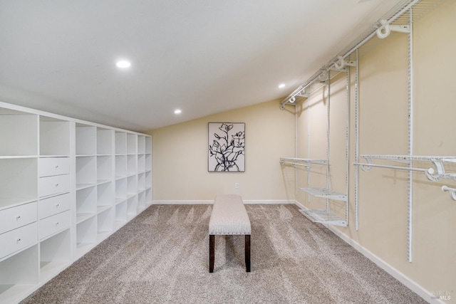 12 Maidu Ct, Napa, CA 94558 - spacious closet with carpet flooring and lofted ceiling