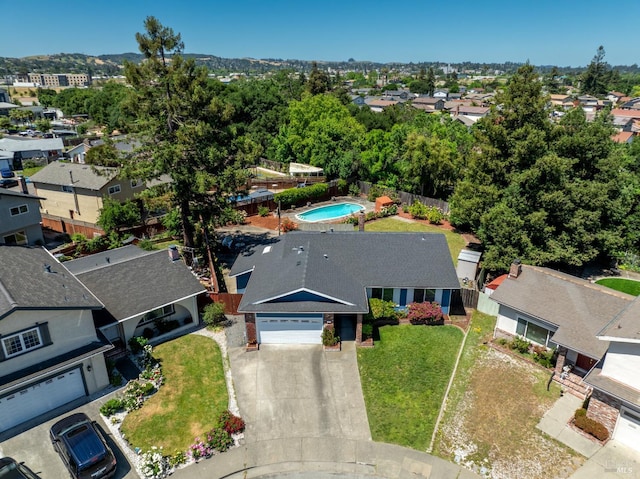 914 Cottonwood Ct, Petaluma, CA 94954 - aerial perspective of suburban area
