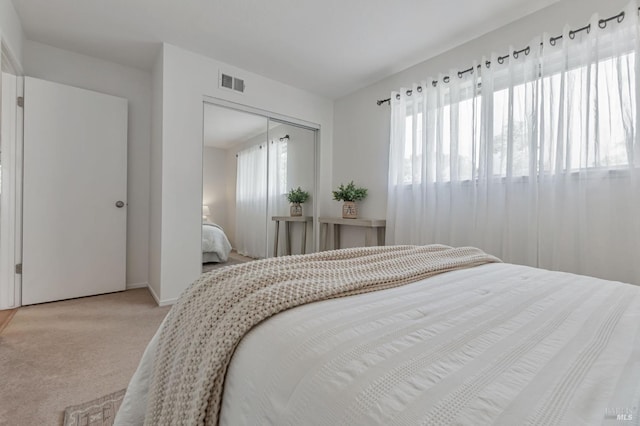 64 Los Padres Cir, Novato, CA 94947 - bedroom featuring light carpet, a closet, and baseboards