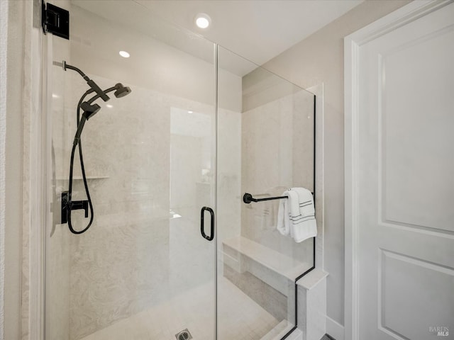 226 Verandah Ave, Novato, CA 94945 - full bath featuring a shower stall and recessed lighting