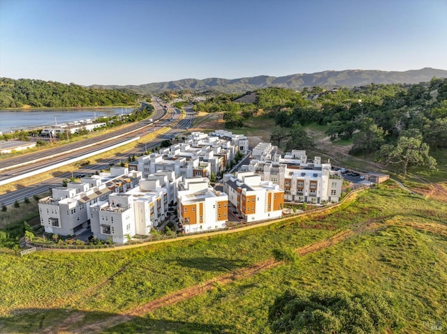 226 Verandah Ave, Novato, CA 94945 - aerial view of a water and mountain view