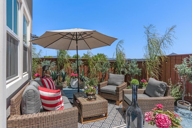 1749 Guadalupe St, Petaluma, CA 94952 - fenced backyard featuring an outdoor living space