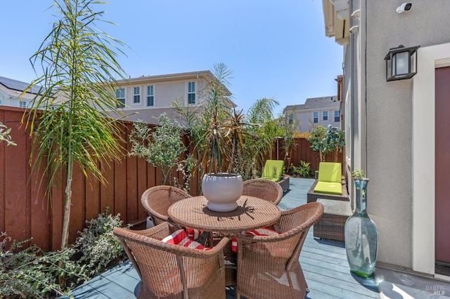 1749 Guadalupe St, Petaluma, CA 94952 - fenced backyard featuring a wooden deck
