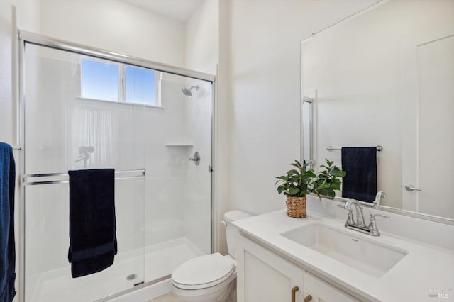 1749 Guadalupe St, Petaluma, CA 94952 - full bathroom with toilet, a stall shower, and vanity