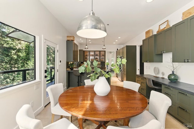 119 Marguerite Ave, Mill Valley, CA 94941 - dining room featuring recessed lighting