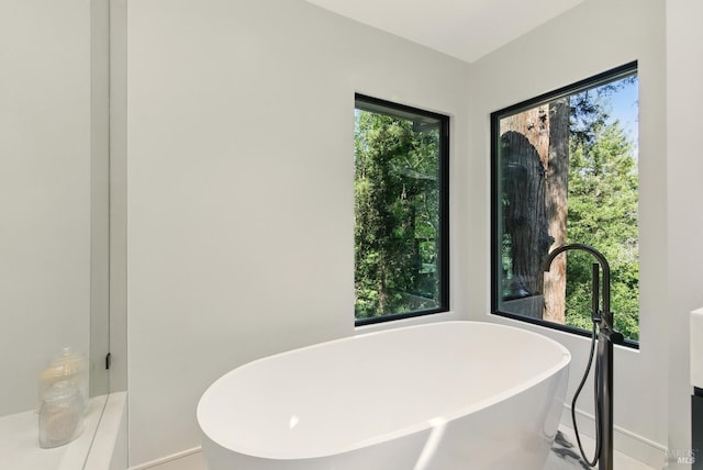 119 Marguerite Ave, Mill Valley, CA 94941 - full bathroom featuring baseboards and a soaking tub